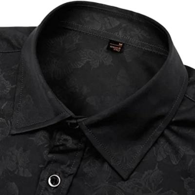 Men's Casual Long Sleeve Stretch Dress Shirt